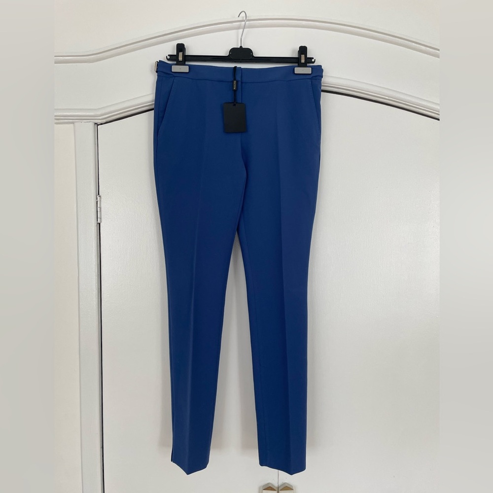Massimo Dutti Royal Blue Woman’s Dress Pants with Tapered Legs size 6
